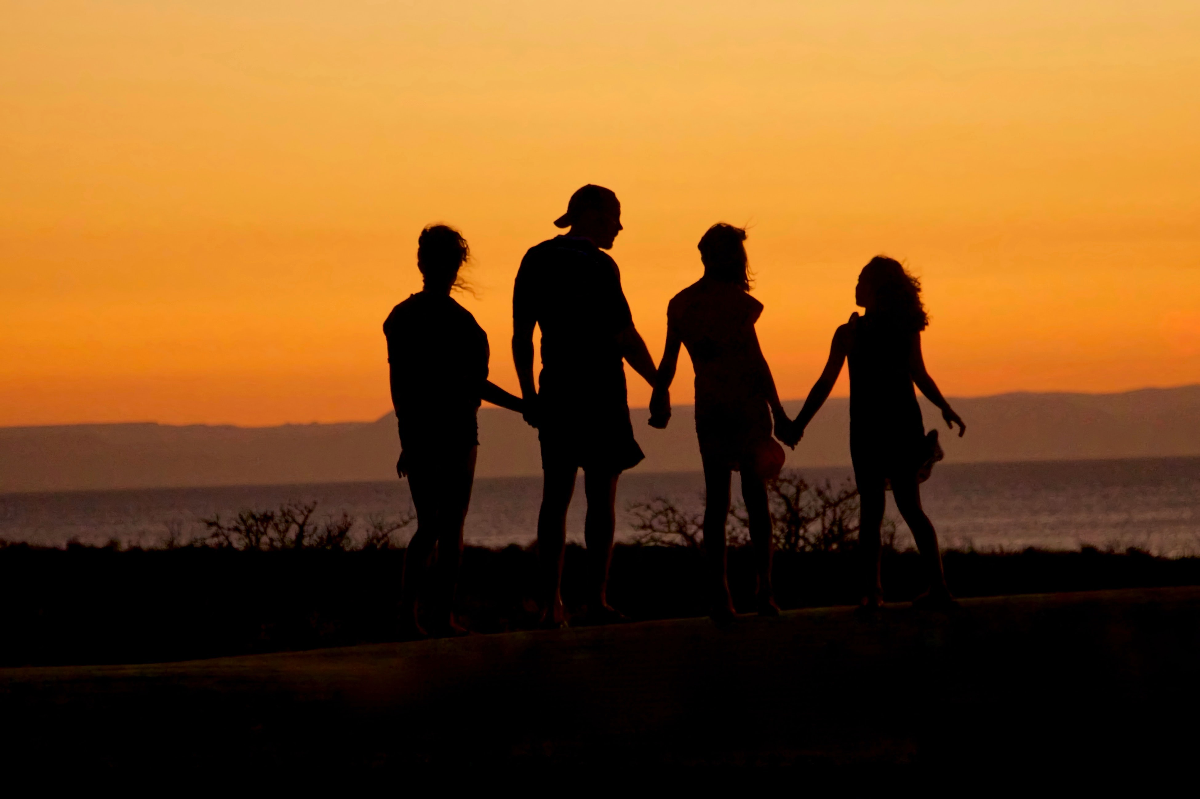 Family gathered in a counseling room